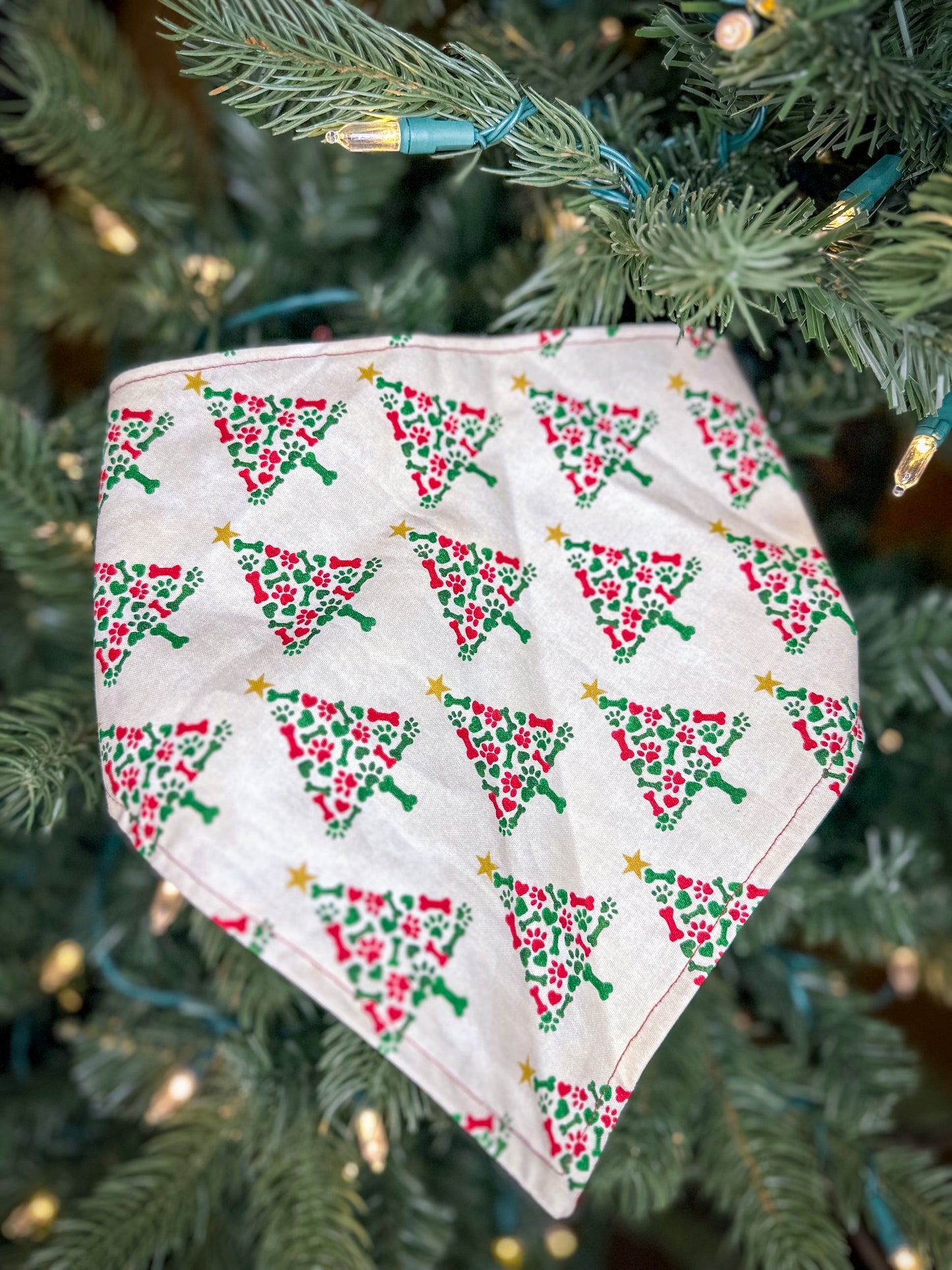 Jolly Gingerbread Reversible Bandana