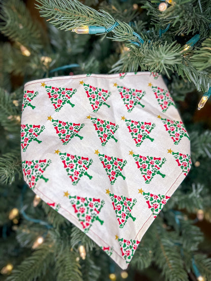 Jolly Gingerbread Reversible Bandana