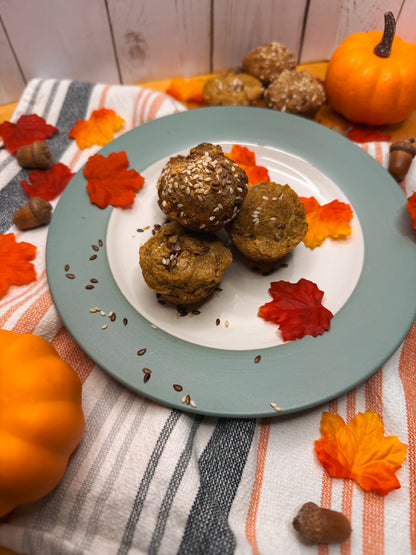 Breakfast with Theo & Hershey: Everything Pupkin Muffin